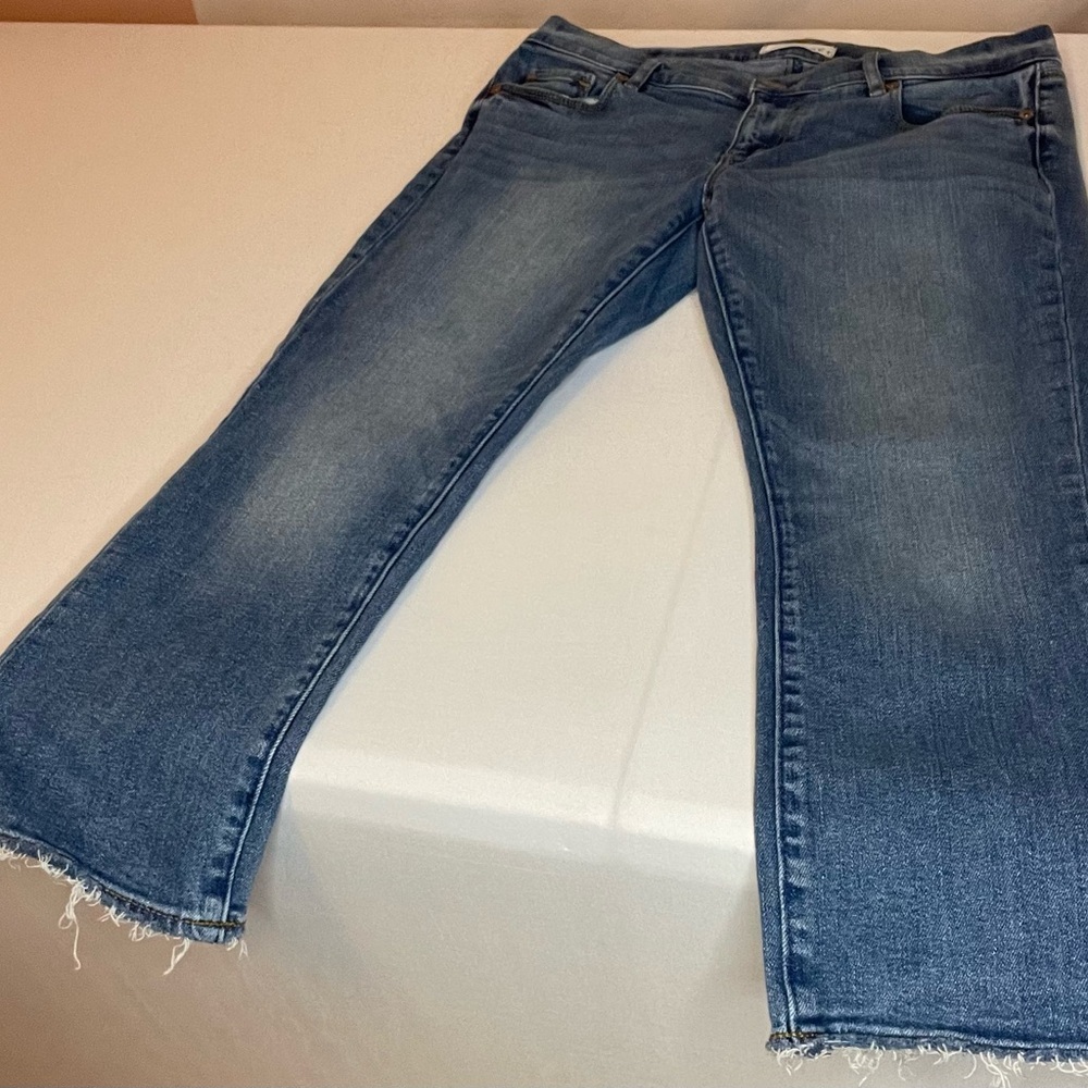 LOFT Women's Classic Blue Straight Leg Jeans - Picture 3 of 3